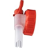ISOLATECH SABEU Fluxx 1Stk. AH 13/45 HF Auslaufhahn für 2L und 3L Kanister mit DIN 45 Gewinde außen 41,0mm Lebensmittelecht Umfüllen ohne Gluckern