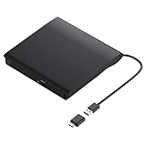 Mokeum Externes CD-DVD-Laufwerk, tragbares USB 3.0 und Typ-C-CD/DVD-RW-Laufwerk, Player, Rewriter-Brenner, kompatibel mit Laptop, Desktop-PC, Computer für Windows 7/8/10/11, Mac MacBook Pro/A-ir