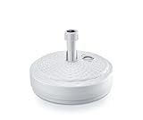 FORTENA Schirmständer 39cm in 2 Farben Sonnenschirmständer Ständer Schirmhalter (weiß)