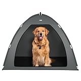 Katzenzelt Outdoor Haus und Hundehaus Outdoor, Katze und Hund Wasserdichtes Zelthaus, Outdoor Hundebett Waschbar, Indoor/Outdoor Höhle Nest Bett Kleines Hundezelt für Katze, Häschen (Grau, Extra Groß)