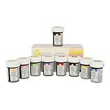 bakeryteam Lebensmittelfarben 8er Set plus Braun, Wilton Glasurfarbe Icing Colour 9 х 28g