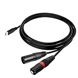 TingHaoO USB C auf 3-poliges Kabel, Stecker auf USB-C-Konverter, Adapter für Smartphone, Laptops, kompatibel mit Verstärkern, Smartphone-Ausgangskabel