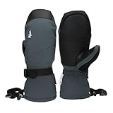 THORFIRE Ski Fäustlinge Wasserdicht, 3M Thinsulate-Isolierung Skihandschuhe Herren, Touchscreen, Damen Winterhandschuhe für Snowboarden, Schneemobilfahren, Rodeln, Schneeschaufeln