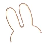 TEHAUX USB Wiederaufladbare LED Hasen nachtlampe Kinderzimmer Dekorative Schlummerleuchte mit Sanftem Licht für Schlafzimmer Romantische Tischlampe ohne Kabel