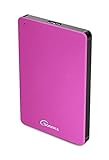 Sonnics 500GB Rosa Externe tragbare Festplatte USB 3.0 super schnelle Übertragungsgeschwindigkeit für den Einsatz mit Windows PC, Mac, Xbox ONE und PS4 Fat32