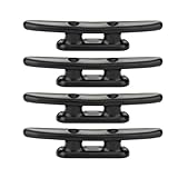 YAPKOLV 4 PCS Festmacherklampe aus Hochwertigem Nylon, Anlegeklampe, Bootsklampe, Kunststoffklampe, Nylon Klampe, Bootsklampe Kajak, Beleg-Klampe (100mm)