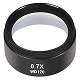 HpLive Stereomikroskope,Stereo-Zoom-Mikroskop Hilfsobjektiv Glaslinse Kompatibel mit Binokular-Mikroskopen Vergrößerung 48 mm Befestigungsgewinde(0.7X)