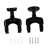 Vaguelly 2Satz Gitarrenwandhalter Universeller Gitarrenhaken für Gitarren Bass Ukulele Abnehmbares Design Einfach zu Montieren Stilvolles Zubehör Sicheren