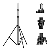 SMALLRIG Beleuchtungsstativ 110'/9.2ft/280cm, luftgepolstertes Lichtstativ mit 1/4'-Schraube für Softbox, Studioleuchte, Reflektor und Ringlicht, max. Belastung 8kg, RA-S280-3736