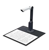 EDEDE Dokumentenscanner, Dokumentenscanner mit OCR-Kamera-Visualisierer for den Unterricht, USB 13–25 MP HD-Scanner im A4-Format for Laptops und PC(15MP A3 DUAL Camera)