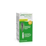 OneTouch® Delica® Plus Lanzetten für Diabetes & Blutzuckermessung I 30 sterile Lanzetten I Zuhause oder unterwegs Testen I 1 Packung I 30 Lanzetten