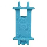 LESLIS Lenkertaschen Fahrrad-Handyhalter Handyhalterung Motorrad-Lenker-Telefonhalterung Ständer Anwendbar Mountainbike Rennrad (Color : Blu)