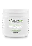 ZeoBent MED 200g ultrafeines Premium Detox-Pulver, Medizinprodukt, Zeolith-Bentonit Mischung, 9µm mit vielfach mehr Oberfläche pro Gramm, Entgiftungskur, Apothekenqualität, Darmreinigung, Heilerde