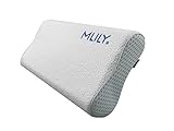 Orthopädisches Nackenstützkissen von Mlily Kissen aus viscoelastischem Airschaum (Memory Foam), einstellbare Höhe, 60x35x13cm in weiß, ergonomisches Kopfkissen, Visco Schlafkissen