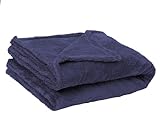 ENGLISH HOME Kuscheldecke, Flauschig Decke, Flanell Fleecedecke, Warm Wolldecke, Weich Sofadecke, Hochwertige Couchdecke, Damen, Softy, Marine Blau, 130x170 cm