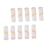 IWOWHERO 48 Stück Teiliges Mini Farbrollerbezüge aus Polyester Langlebige Malerrolle für Wandfarbe und Ölfarben für Kleine Flächen und Präzises Streichen in Wohnräumen