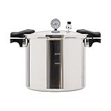22 Liter Schnellkochtopf Schnell Koch Druckkochtopf Dampfkocher Aluminium Große Kapazität Einkochtopf Küche mit Anti-Verbrühung Griff und Silikonring für Wohnungsleben, Camping, Wohnmobile 90kpa