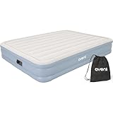 AVENLI Luftmatratze Luftbett selbstaufblasend für 2 Personen 203x152x33cm aufblasbare Matratze Gästebett mit integrierter Pumpe hohe Liegefläche beflockte Oberfläche für Camping & Zuhause