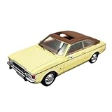 JHEONC Druckguss Simulation Modell 1:43 Für Ford Granada Coupe Supercar Spielzeug Auto Modell Enthusiasten Erinnerungsstücke Sammlung Hobby Ornament Display