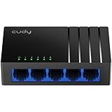 Cudy GS105D 5 Port LAN Switch Gigabit, Gigabit Switch 5-Port, 5 * 10/100/1000Mbit/s RJ45, Netzwerk Switch, LAN Verteiler, Plug & Play