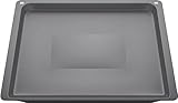 Siemens HZ631070 / universelles Backblech/ emailliert / 37,5 × 45,5 × 3 cm (L × B × H) / spülmaschinengeeignet / robust / kratzunempfindlich / anthrazit