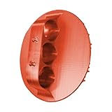 Qkbuza Haustier-Badebürste für Katzen, Druckmaterial, Katzenbürste zum Ausfallen, mit Gelenkgriff, Hundereinigung, Massagekamm