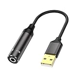 Wynrzyj USB Auditory Converter Mit 3 5 Mm Anschlusswandler Für Die Hörlösung Mehreren Geräten Für Die Kompatibilität Mehreren Geräten
