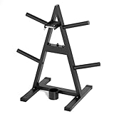 A-Rahmen Hantelscheibenbaum für 2,5 cm olympische Platten – hält 136 kg, Hantelablage und Aufbewahrungsständer für Zuhause – Organisieren Sie Ihren Trainingsbereich