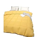 BODHIS Baumwollbettdecke mit dicken, warmen Gänsedaunen für Herbst und Winter, Federdecken, Daunendecke (200 x 2304 kg)