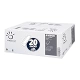 Papernet - V-faltiges Handtuch 416608, 5.000 Einweghandtücher aus Papier, hochbeständig, 2 Lagen, offene Größe 23x24,5 cm