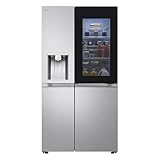 LG GSXE90MBDD Side by Side Kühlschrank mit InstaView, Klasse D, 628 Liter Kapazität, Festwasseranschluss, Metal Sorbet