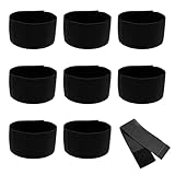 CATELL 8 Stück Trauerflor Armbinde Schwarz Armband Elastisches Trauerbinde Trauerarmbinde Trauerflor Trauerbinden Trauerbinde Trauer Armbinde Trauerband für Beerdigung Trauer Sport Fußballmannschaft