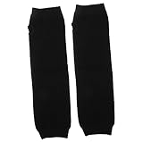 WRITWAA 4 Paare Arm Schutz Abdeckung Ärmel Zum Bedecken Der Arme Für Frauen Heiße Hände Armabdeckung Ellenbogenbandage Für Damen Armstulpen Weiß Crew Socken Damen Wärmer Baumwolle Black