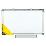 Idena 568024 - Whiteboard mit Aluminiumrahmen und Stiftablage, ca. 40 x 30 cm groß, zur Wandmontage geeignet, ideal für das Büro und zu Hause