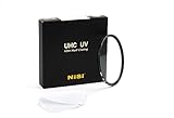 NiSi UHC UV Filter 67mm Schutzfilter mit Reinigungstuch - Water-White Glas, Ultraharte Beschichtung mit 99,3% Lichtdurchlässigkeit, Ultradünne Gerändelte Rahmen