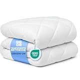 DREAMWAY - Bettdecke 135x200 cm Ganzjahresdecke 4 Jahreszeiten, Steppdecke 300gsm Mikrofaser 135x200cm, Super Weiche Zudecke Schlafdecke Atmungsaktive 135 x 200, Weiß, Oeko-Tex Zertifiziert