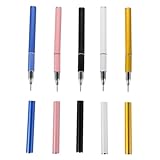 HAPINARY 5 Stück Teiliges Nageldesign-stiftset Doppelseitige Wachsspitze Modellierstilus für Präzises Platzieren von Strasssteinen Punkten Gravieren Vielseitig für Nagelkunst DIY Nail Art