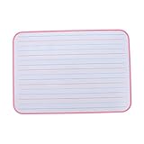 Parliky Magnetisches Whiteboard Doppelseitig mit Linien Abwischbares Schreib Lernbrett für Interaktives Schreibbrett zur Spielerischen Englischförderung Langlebiges und Handliches