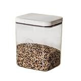AMULONG Müsli Aufbewahrung, Mehlbehälter Reisvorratsbehälter Mit Messbecher Getreidebehälter Behälter Ideal Für Mehl Oder Zucker Schüttdosen für Trockenfutter Reis(5.5L)