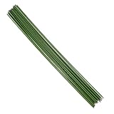 Hemobllo 50 Stück Eisendrahtstützrahmen Blumenstützpfähle Tomatenstützrahmen Gartenpflanzenstöcke Blumenpfähle Pflanzstäbe Für Zimmerpflanzen Pflanzenpfähle Aus Metall Gemüsepflanze Green
