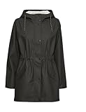 VERO MODA Damen Regenjacke VMMalou wasserabweisender Parka mit Kapuze 10266982 peat XL
