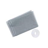 DEARMAMY Selbstklebendes Graues Fenstergitter aus Robustem Polyester Unsichtbares Insektenschutznetz mit Feiner Maschenstruktur Moskitodicht Einfache Diy-anbringung für Wohn Arbeitsräume