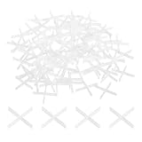 QUARKZMAN 1600 Stück Fliesenabstandhalter, 1mm 1/32' Kreuzform Wandbodenfliesenabstandhalter Fliesenwerkzeuge für die Keramikflieseninstallation, Weiß