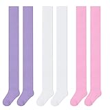 L&K-II 3er Pack Kinder Mädchen Jungen Strumpfhose Strickstrumpfhose mehrfarbig 2710E 134-140