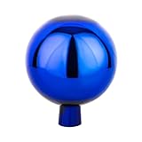 VERDOBA - Gartenkugeln für außen - Rosenkugel für den Garten - Dekokugeln Aussenbereich in vielen Farben - Garten Kugel hergestellt in Handarbeit (blau, 15 cm)