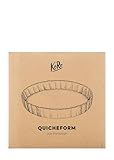 KoRo - Quicheform aus Porzellan 28 cm Durchmesser