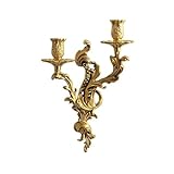 Kerzenhalter, Vintage Europäischer Wandkerzenhalter Home Porch Corridor Wanddekoration Kerzenhalter