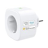 meross WLAN Steckdose, Smart Plug kompatibel mit Alexa, Apple HomeKit, Google Assistant und SmartThings, Timer und Fernbedienung (1)