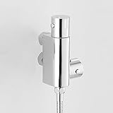 Moderne vertikale Thermo-Duscharmatur für statische Wohnwagen Yacht Boot Einstellbare Thermostatische Duschstange