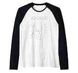 Arcade-Retro-Schrank, Klassische Gaming-Arcade-Ästhetik Raglan